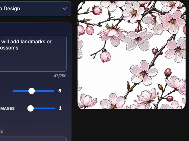 Flower Patterns with AI